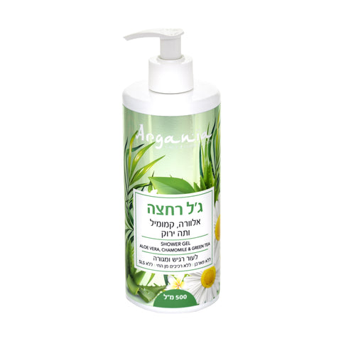 ארגניה - ג'ל רחצה אלוורה קמומיל ותה ירוק