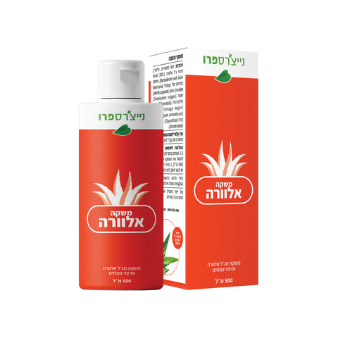 מבצע זוגות - נייצ'רס פרו - משקה‭ ‬אלוורה אורגני‭ ‬בתוספת ‬צמחי מרפא - 500 מ"ל