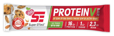 סופר אפקט - חטיף חלבון טבעוני בטעם עוגיית שקדים