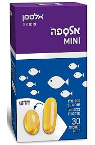 אלטמן - אלספה MINI (מיני) - 120 כמוסות - טבע שופ