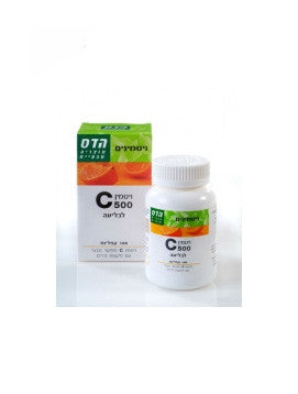 הדס- 100 טבליות לבליעה- ויטמין C500