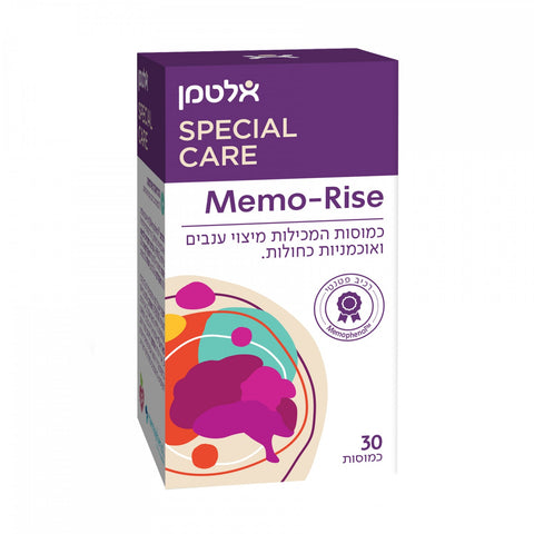 אלטמן - Memo-Rise - ממו רייז - 30 כמוסות
