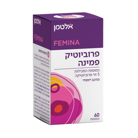 אלטמן - פרוביוטיק פמינה - 60 כמוסות צמחיות