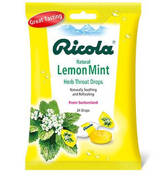 Ricola - סוכריות צמחים קשות בטעם לימון-מנטה - 75 גרם - טבע שופ